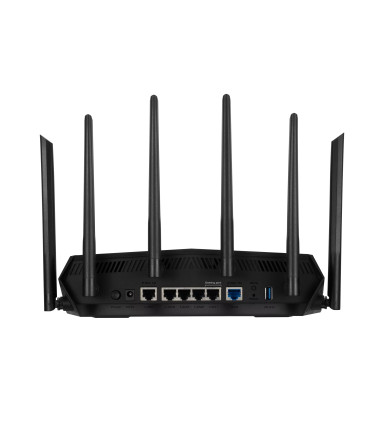 Asus Wireless Wifi 6 Dual Band Gaming Router TUF-AX6000 802.11ax 1148+4804 Mbit/s 10/100/1000 Mbit/s Ethernet LAN (RJ-45) ports 