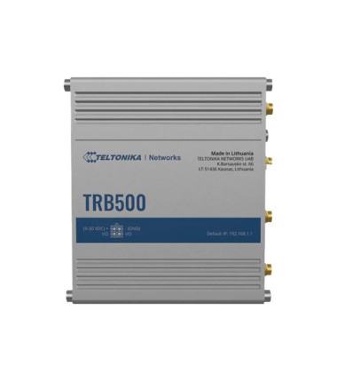 Industrial 5G Gateway | TRB500 | No Wi-Fi | Mbit/s | 10/100/1000 Mbps Mbit/s | Ethernet LAN (RJ-45) ports 1 | Mesh Support No | 