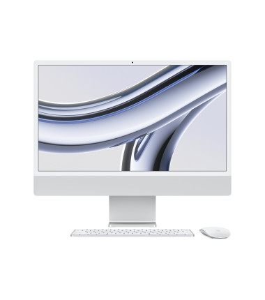 Apple iMac 24” 4.5K Retina, Apple  M3 8C CPU, 10C GPU/8GB/512GB SSD/Silver/SWE | Apple