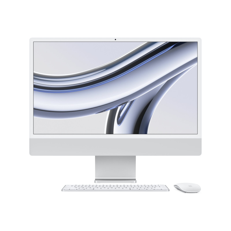 Apple iMac 24” 4.5K Retina, Apple  M3 8C CPU, 10C GPU/8GB/512GB SSD/Silver/SWE | Apple