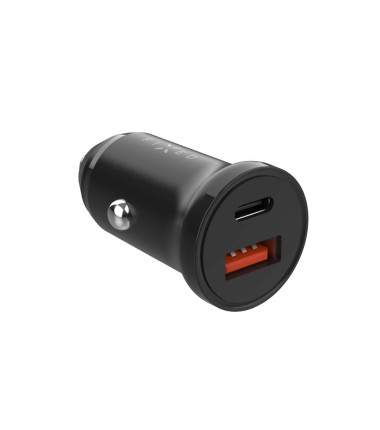 FIXED USB-C/USB Car Charger 20W, Black