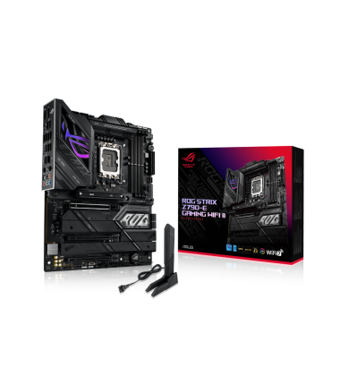 Asus | ROG STRIX Z790-E GAMING WIFI II | Processor family Intel | Processor socket LGA1700 | DDR5 DIMM | Supported hard disk dri