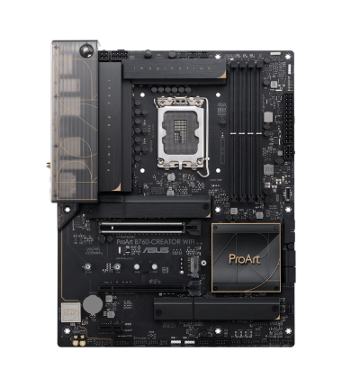 Asus | PROART B760-CREATOR WIFI | Processor family Intel | Processor socket LGA1700 | DDR5 | Supported hard disk drive interface