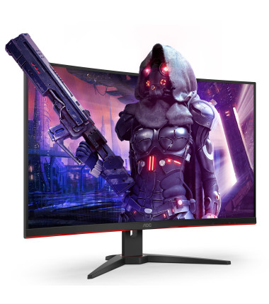 AOC | Curved Gaming Monitor | CQ32G2SE | 31.5 " | VA | QHD | 16:9 | 165 Hz | 1 ms | 2560 x 1440 | 250 cd/m² | HDMI ports quantit