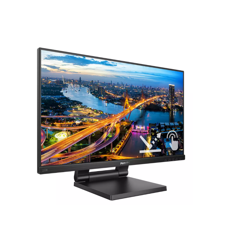 PHILIPS 222B1TC/00 21.5" IPS/1920x1080,16:9, 250cd/m²,4ms/HDMI DP USB