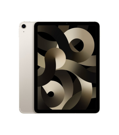 Apple | iPad Air 5th Gen | 10.9 " | Starlight | Liquid Retina IPS LCD | Apple M1 | 8 GB | 64 GB | 5G | Wi-Fi | Front camera | 12