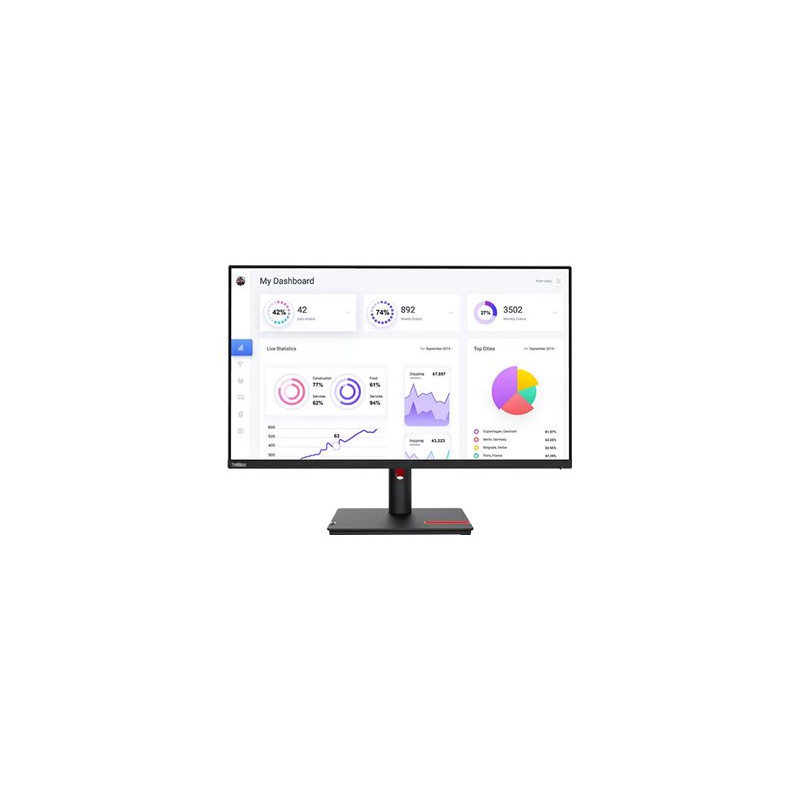 Lenovo | ThinkVision | T32p-30 | 31.5 " | IPS | 16:9 | 60 Hz | 4 ms | 3840 x 2160 pixels | 350 cd/m² | HDMI ports quantity 1 | B