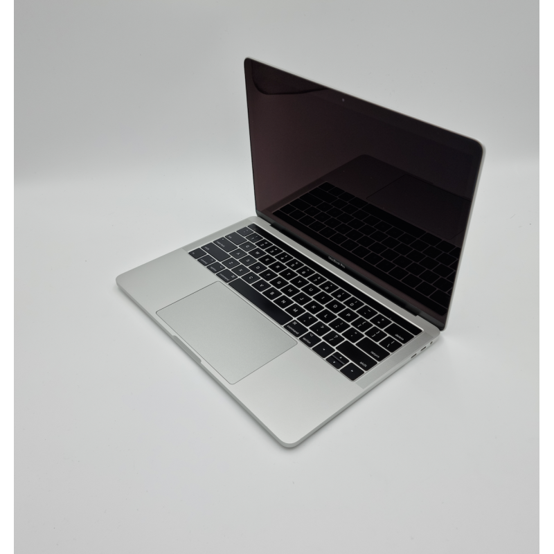 Apple Macbook PRO 13" RETINA TOUCHBAR 4 THUNDERBOLT SILVER A1706 I5 3.1ghz 512gb SSD 16gb ram polizinginis