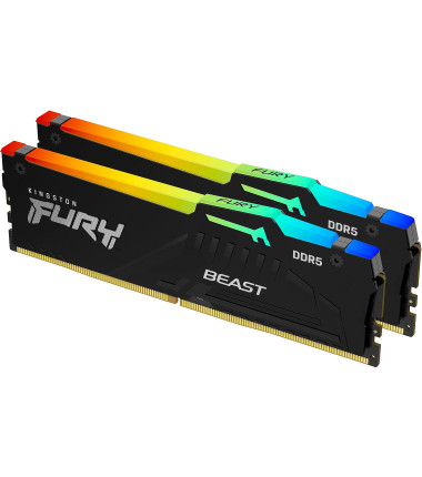 Kingston Fury Beast 32GB DDR5, 6000 MHz, CL30, 288-Pin, DIMM Kit (16GB x 2)