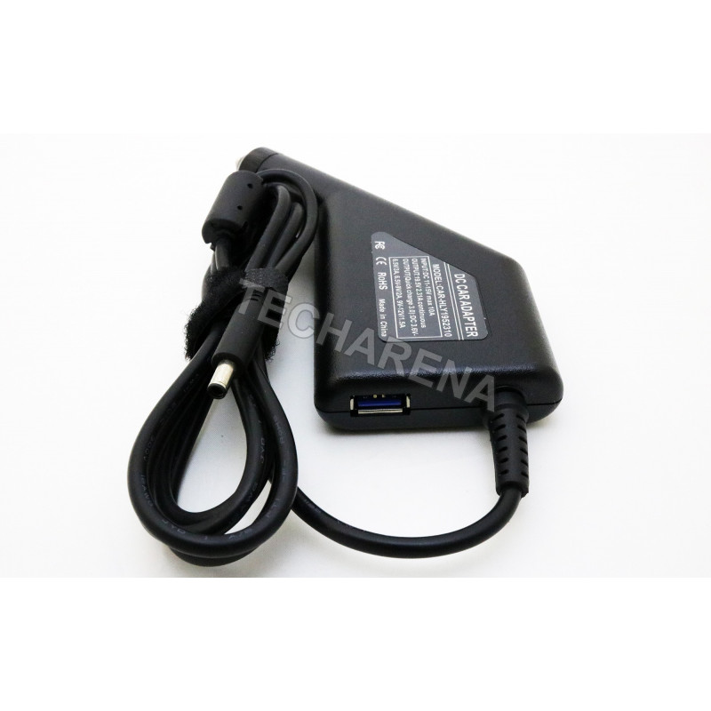 Dell Ultrabook XPS 11 12 13 19.5V 2.31A 4.5x3.0 car charger 45W + USB fast charge Dell Ultrabook XPS 11 12 13 19.5V 2.31A 4.5x3.0 car charger 45W + USB fast charge