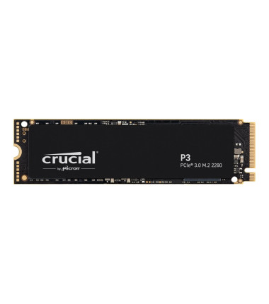 Crucial | SSD | P3 Plus | 500 GB | SSD form factor M.2 2280 | SSD interface PCIe NVMe Gen 3 | Read speed 3500 MB/s | Write speed