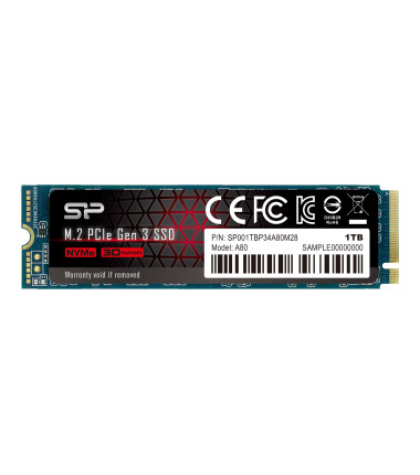 SILICON POWER SSD PCIe Gen 3x4 P34A80 1TB