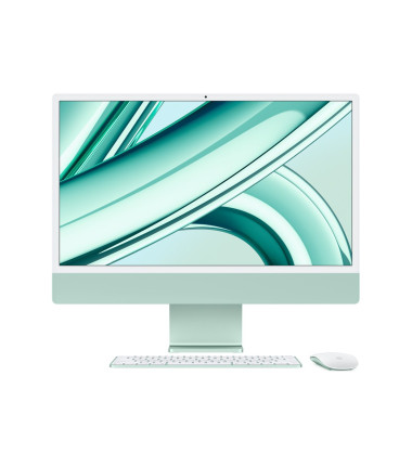 Apple iMac 24” 4.5K Retina, Apple  M3 8C CPU, 10C GPU/8GB/512GB SSD/Green/INT | Apple