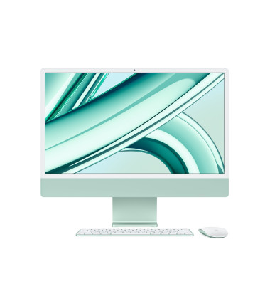 Apple iMac 24” 4.5K Retina, Apple  M3 8C CPU, 10C GPU/8GB/512GB SSD/Green/INT | Apple