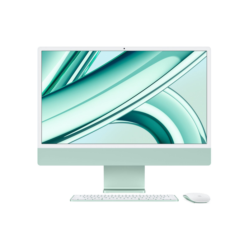 Apple iMac 24” 4.5K Retina, Apple  M3 8C CPU, 10C GPU/8GB/512GB SSD/Green/INT | Apple