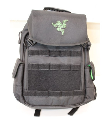 SALE OUT. Razer Tactical 15.6" Backpack, DEMO | Tactical | Fits up to size 14 " | Backpack | Black/Green | DEMO | Shoulder strap