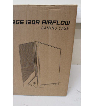 SALE OUT. MSI MAG FORGE 120A AIRFLOW | PC Case | MAG FORGE 120A AIRFLOW | Side window | Black | Mid-Tower | DAMAGED PACKAGING | 