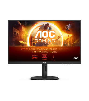 AOC Gaming Q27G4XN 27", 2560x1440/1ms/300cd/m², HDMI, DisplayPort, Headphone Out