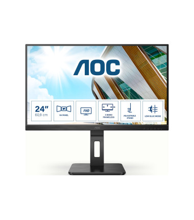 AOC | Monitor | 24P2QM | 23.8 " | VA | FHD | 16:9 | 75 Hz | 4 ms | 1920 x 1080 | HDMI ports quantity 1