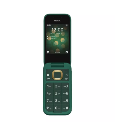 Nokia | 2660 Flip 4G | Green | 2.8 " | TFT LCD | 48 MB | 128 MB | Dual SIM | Nano-SIM | 3G | Bluetooth | 4.2 | USB version micro