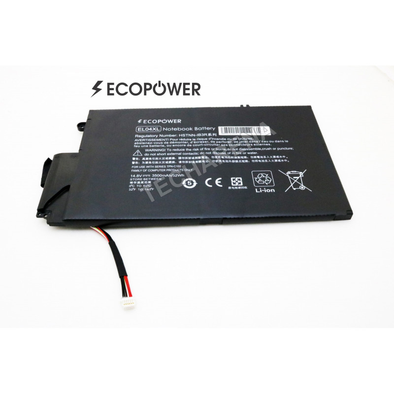 HP battery EL04XL HSTNN-IB3R EcoPower 4-cell 2580mAh 41Wh