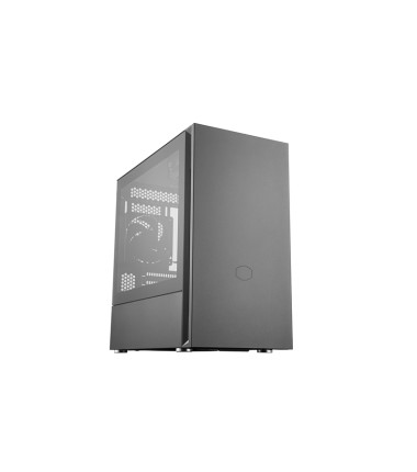 Cooler Master Silencio S400 with Steel side panel Black  Mini ITX, Micro ATX Power supply included No