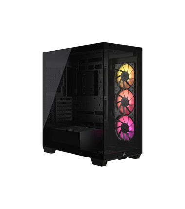 Corsair 3500X ARGB Mid-Tower PC Case, Black