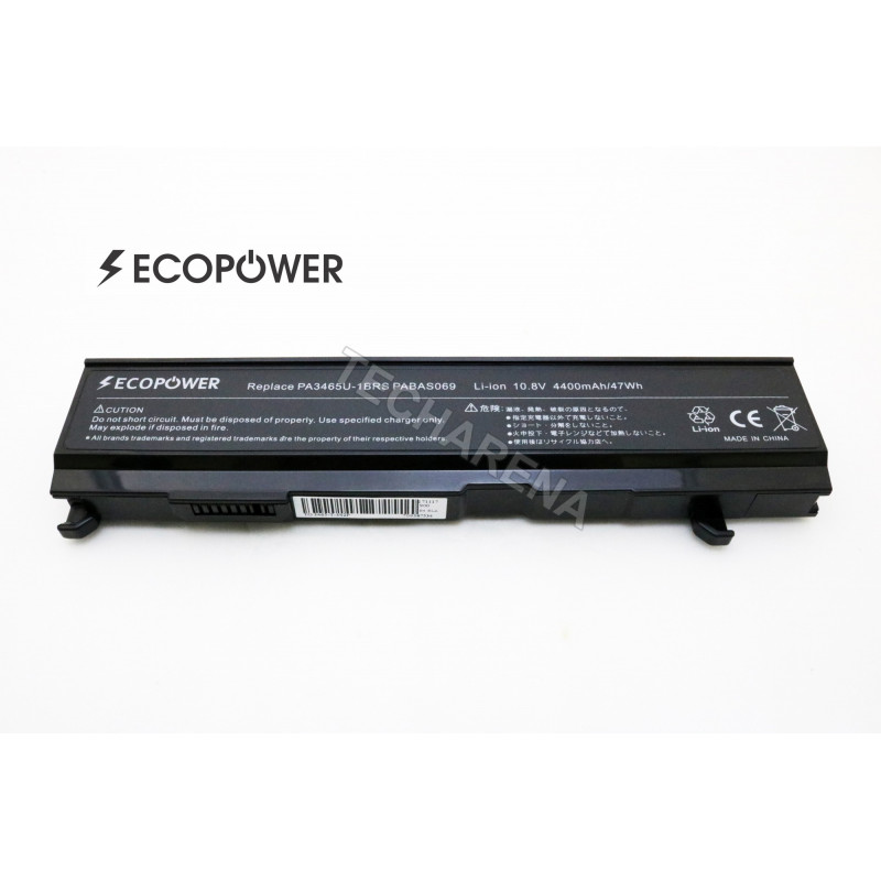 Toshiba PA3465U-1BRS PABAS069 EcoPower 6-cell 4400mAh battery