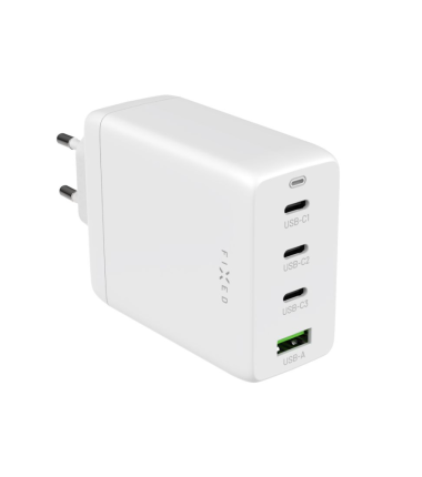 Fixed GaN 3xUSB-C/USB Travel Charger 100W | FIXCG100-3CU-WH