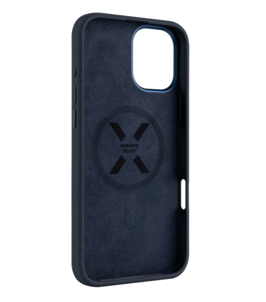 Fixed MagFlow | Back cover | Apple | iPhone 16 Plus | Liquid silicon | Blue