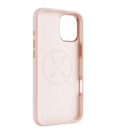 Fixed MagFlow | Back cover | Apple | iPhone 16 Plus | Liquid silicon | Pink