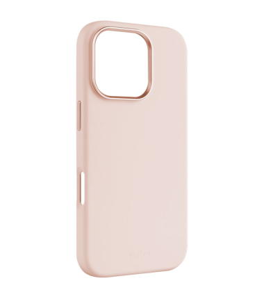 Fixed MagFlow | Back cover | Apple | iPhone 16 Pro | Liquid silicon | Pink