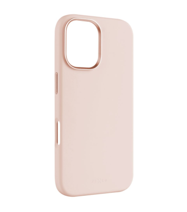 Fixed MagFlow | Back cover | Apple | iPhone 16 | Liquid silicon | Pink