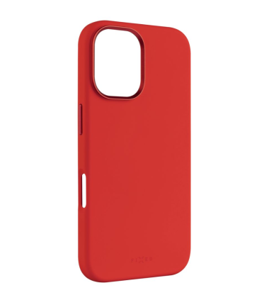 Fixed MagFlow | Back cover | Apple | iPhone 16 | Liquid silicon | Red