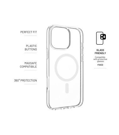 Fixed | MagPure | Back Cover | Apple | iPhone 16 Pro Max | TPU | Clear