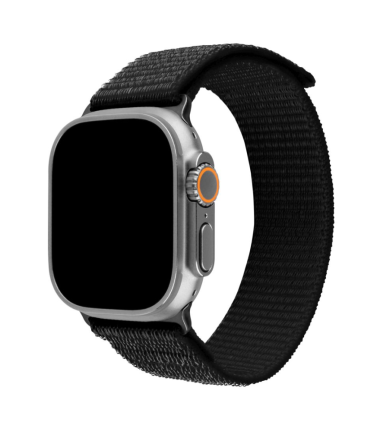 Fixed | Sporty Strap for Apple Watch Ultra 49mm | 160-210 mm | Black | Nylon