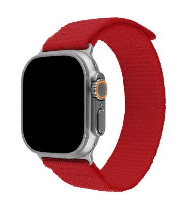 Fixed | Sporty Strap for Apple Watch Ultra 49mm | 160-210 mm | Red | Nylon