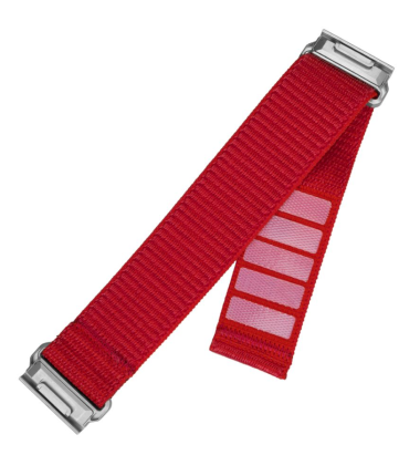 Fixed | Sporty Strap for Garmin QuickFit 22mm | 160-210 mm | Red | Nylon