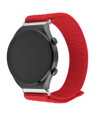 Fixed | Sporty Strap with Quick Release 20mm for Smartwatch | 160-210 mm | Red | Nylon