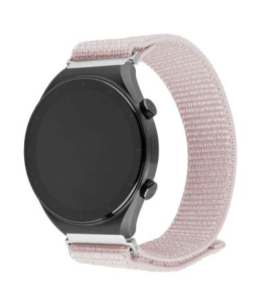 Fixed | Sporty Strap with Quick Release 22mm for Smartwatch | 160-210 mm | Rose gold | Nylon