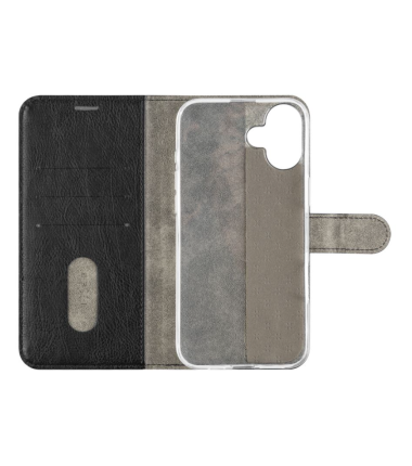 Fixed Opus | Book Case | Apple | iPhone 16 Plus | Leather | Black