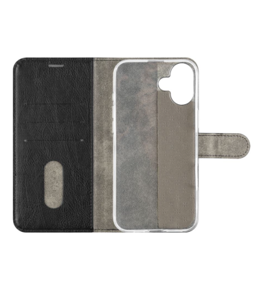 Fixed Opus | Book Case | Apple | iPhone 16 | Leather | Black