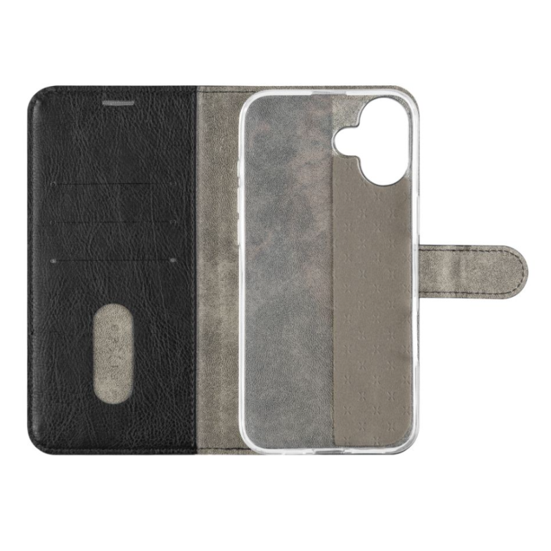 Fixed Opus | Book Case | Apple | iPhone 16 | Leather | Black