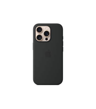 Apple iPhone 16 Pro Silicone Case with MagSafe - Black