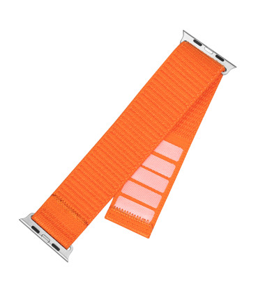 FIXED Nylon Sporty Strap for Apple Watch Ultra 49mm, orange