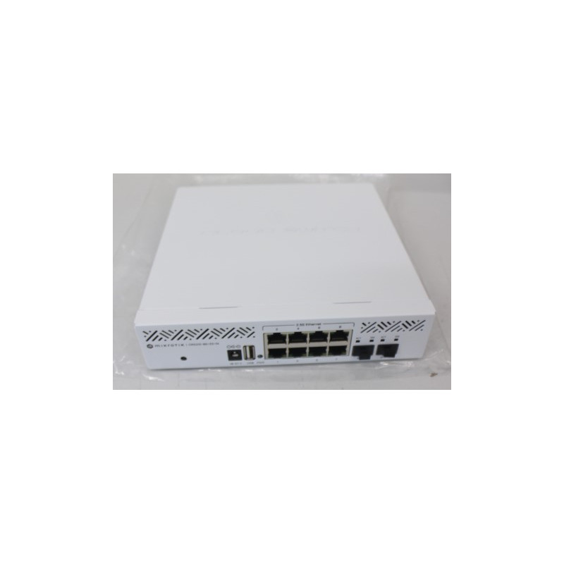 SALE OUT. MikroTik Cloud Router Switch CRS310-8G+2S+IN, UNPACKED , USED, BENT PLUG | Cloud Router Switch | CRS310-8G+2S+IN | 24 