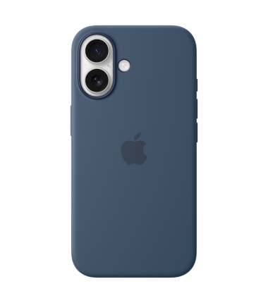 Apple iPhone 16 Silicone Case with MagSafe - Denim