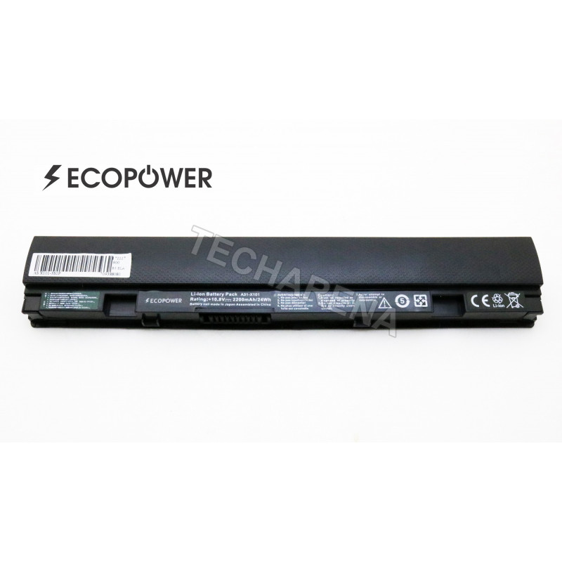 Asus A31-X101 A32-X101 Eee PC X101 X101CH X101H EcoPower 3 celių 2200mah baterija