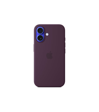 Apple iPhone 16 Silicone Case with MagSafe - Plum