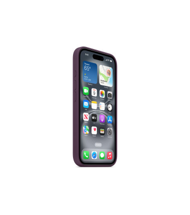 Apple iPhone 16 Silicone Case with MagSafe - Plum